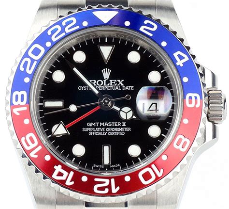 Rolex ceramic Pepsi bezel